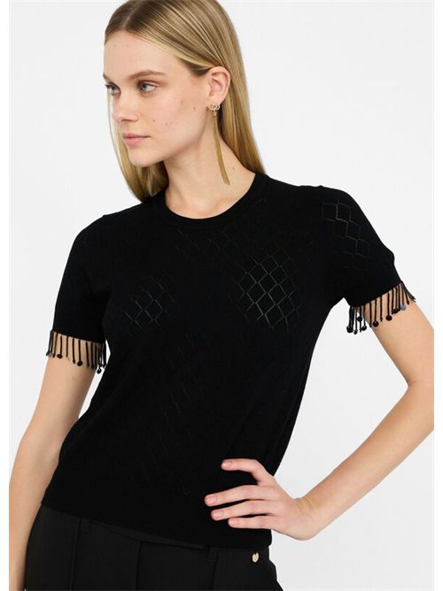 T-shirt in maglia LIU JO | CF5005MS18E/22222